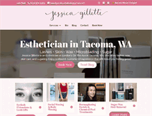 Tablet Screenshot of jessicagillette.com